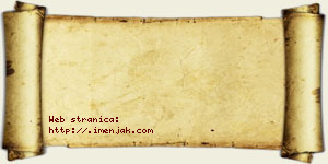 Jelena Adamac vizit kartica